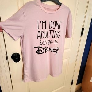 Done Adulting Disney shirt